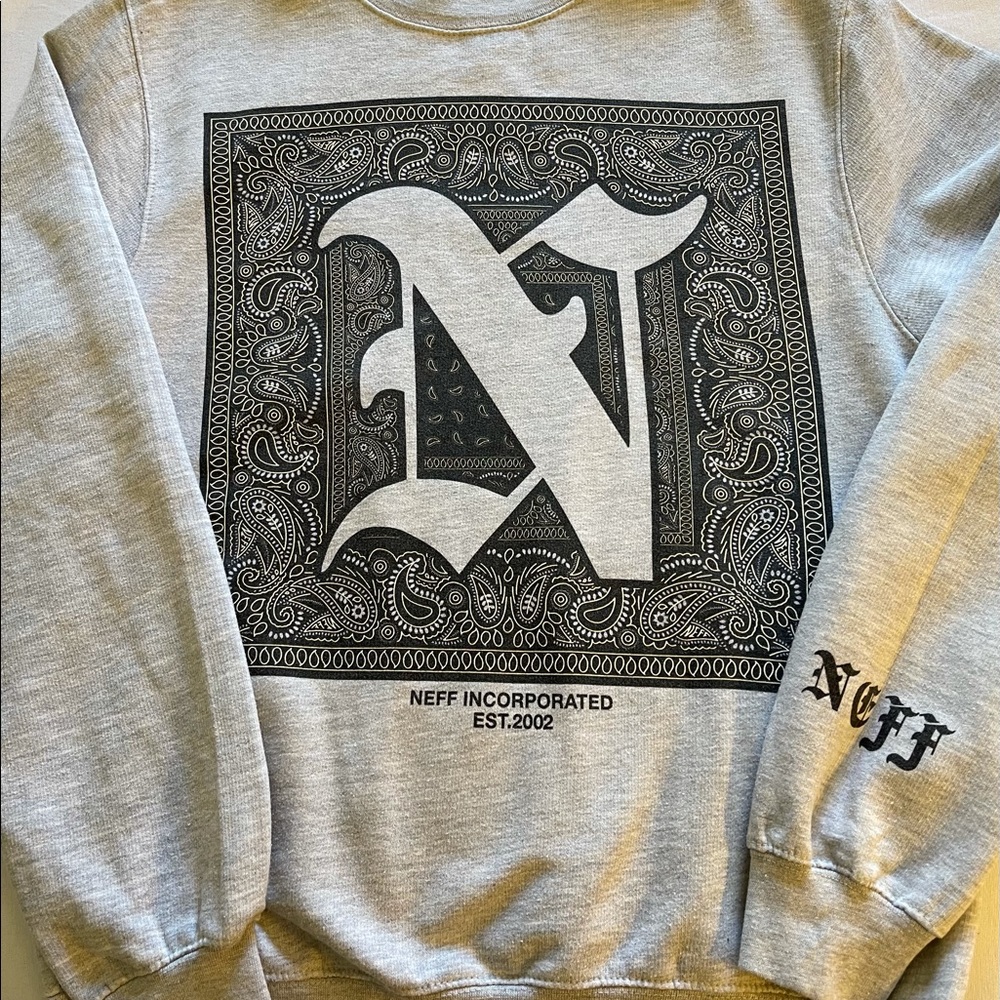 Neff Vintage Sweatshirt Paisley Pattern
